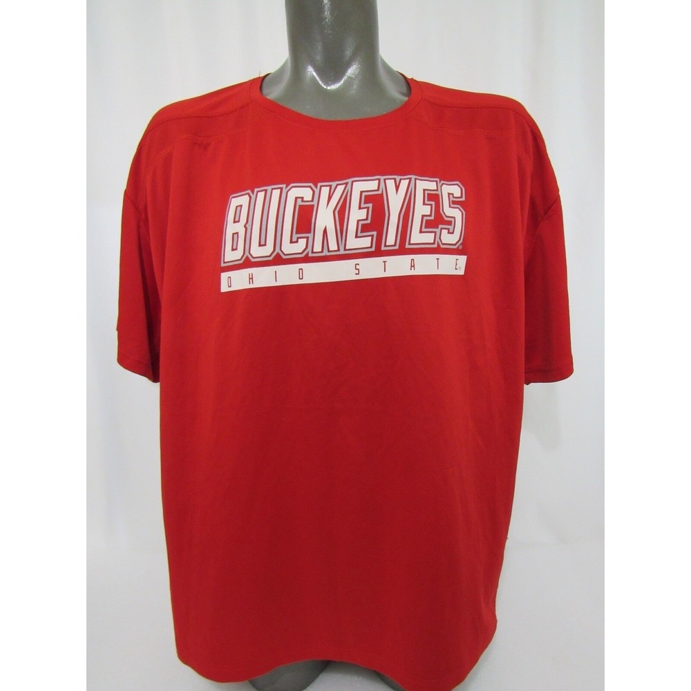Ohio St‎ Buckeyes Red Knight Polyester T-SHIRT 100% POLYESTER  XXL